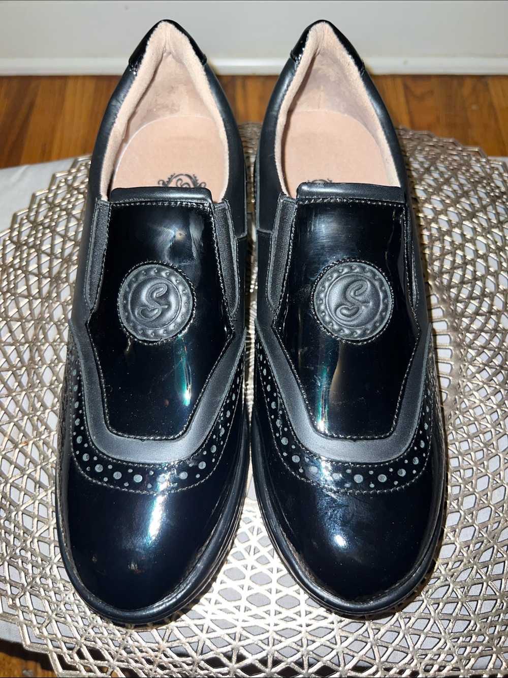 Sandbaggers Women’s Madison Onyx Slip-On Golf Shoe